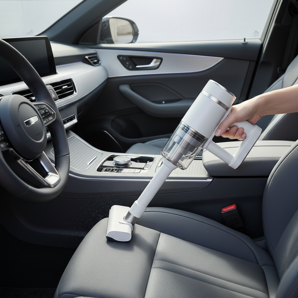 Cordless Vacuum Cleaner - High-Power Dual-Purpose for Car & Home